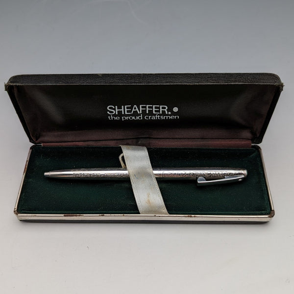 美國復古 Schafer 純銀原子筆帶盒